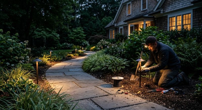 Walkway Lighting Installation in Pasadena, CA